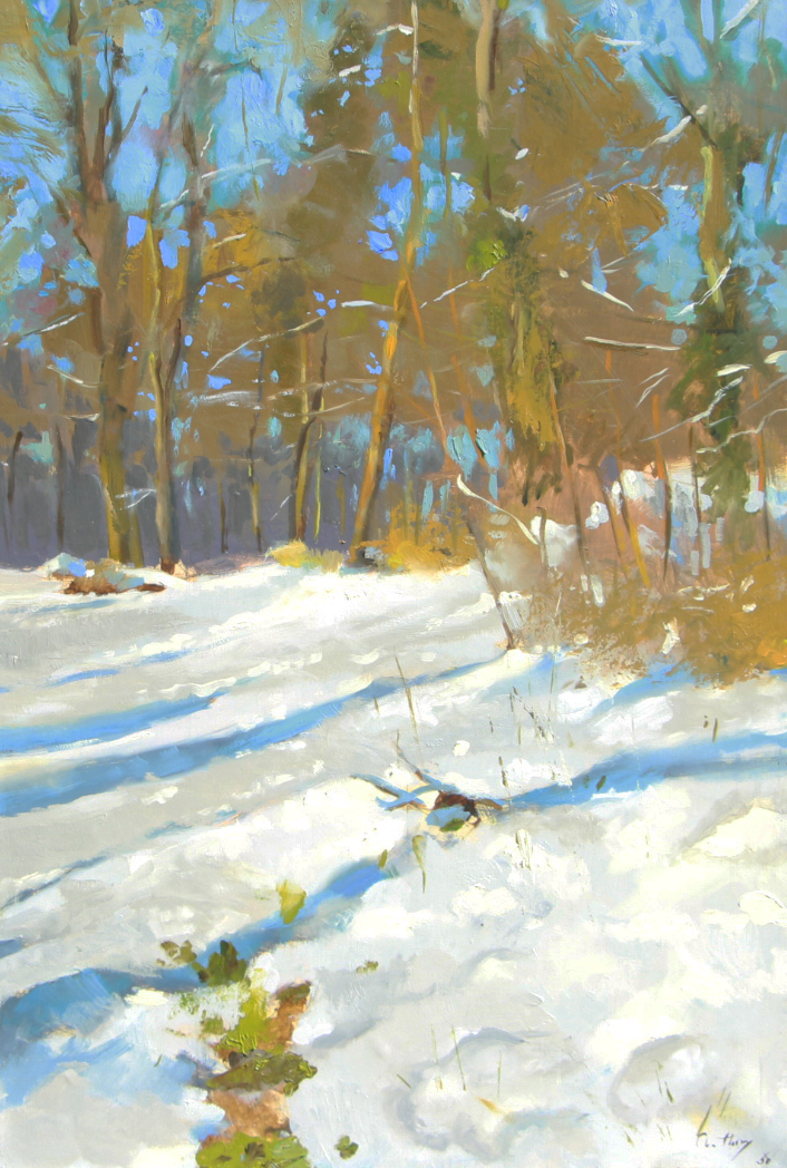 Neige en foret - Cliquez sur l'image pour la fermer