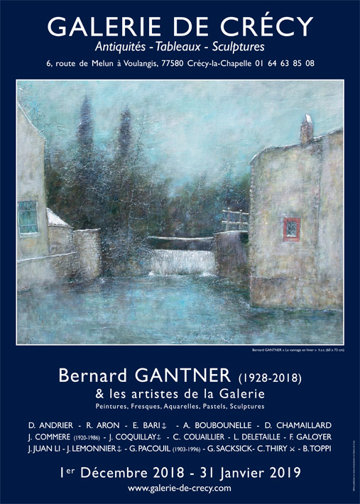 Bernard Gantner, 1 decembre 2018 - 31 janvier 2019 - Cliquez sur l'image pour la fermer
