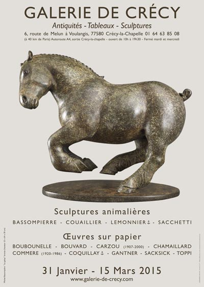 Sculptures animalieres 31 Janvier - 15 Mars 2015 - Cliquez sur l'image pour la fermer