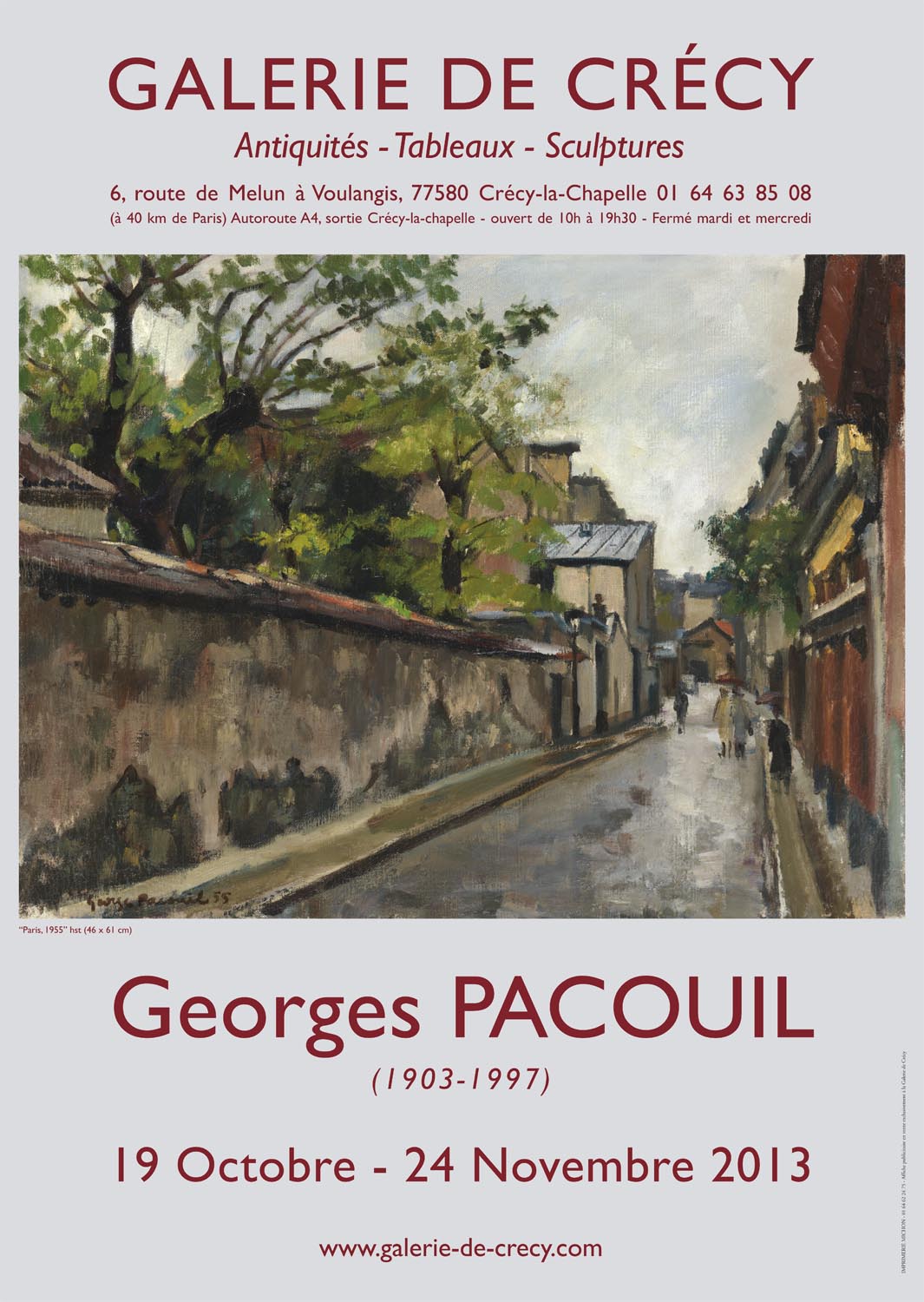 Goerges Pacouil 19 octobre - 24 novembre 2013 - Cliquez sur l'image pour la fermer