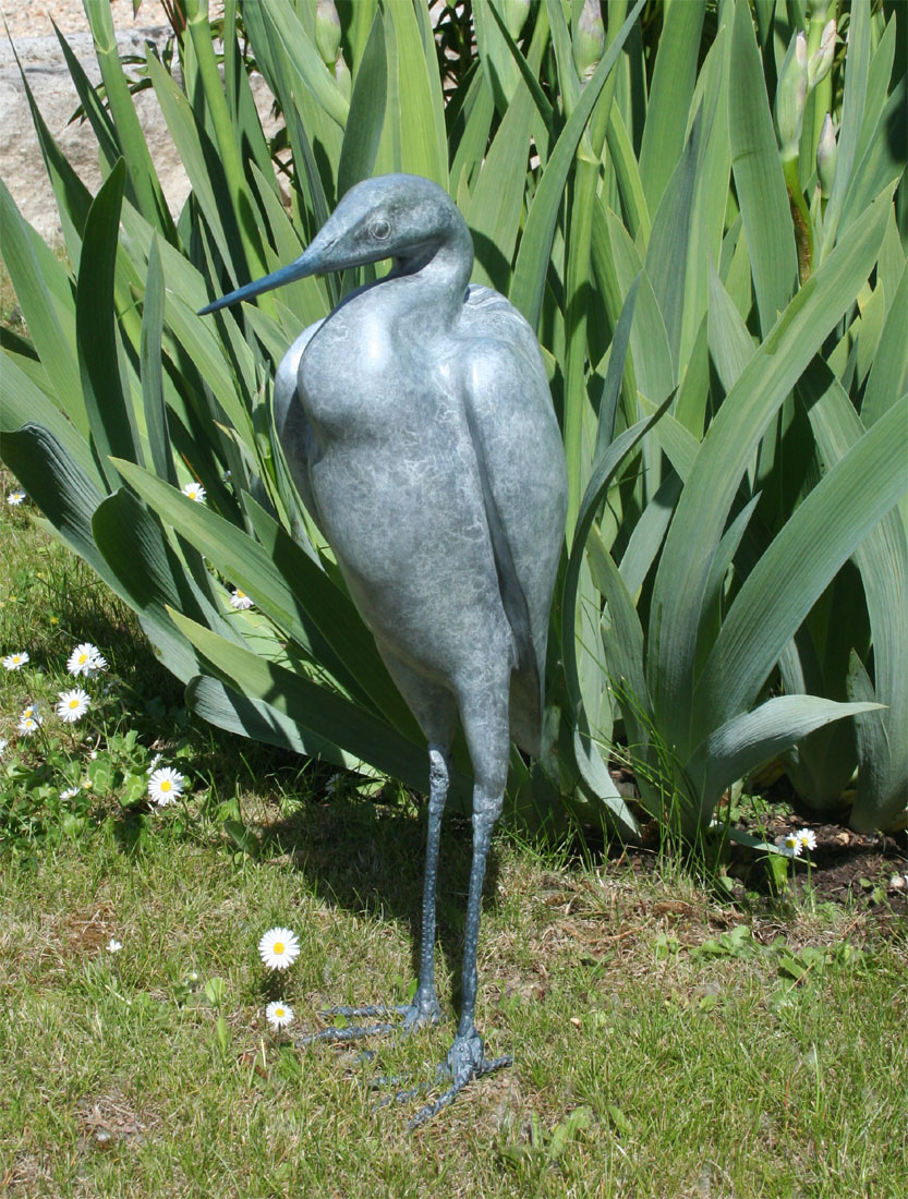 Aigrette (bronze) - Cliquez sur l'image pour la fermer