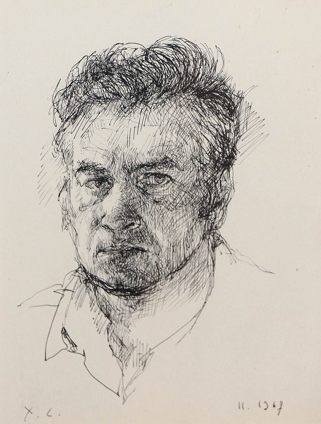 Autoportrait, 1967 - Cliquez sur l'image pour la fermer