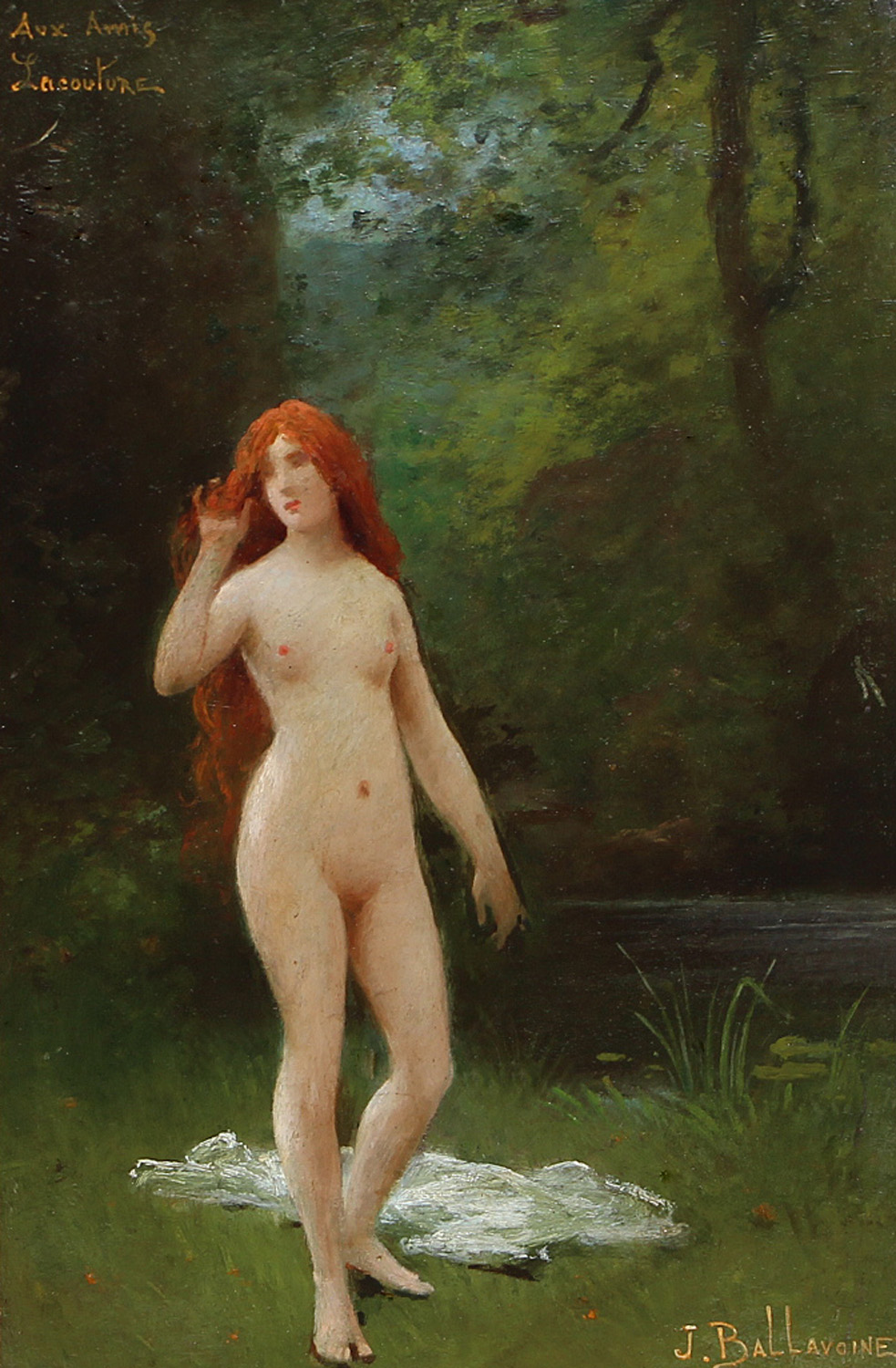 Jeune femme rousse nue - Cliquez sur l'image pour la fermer