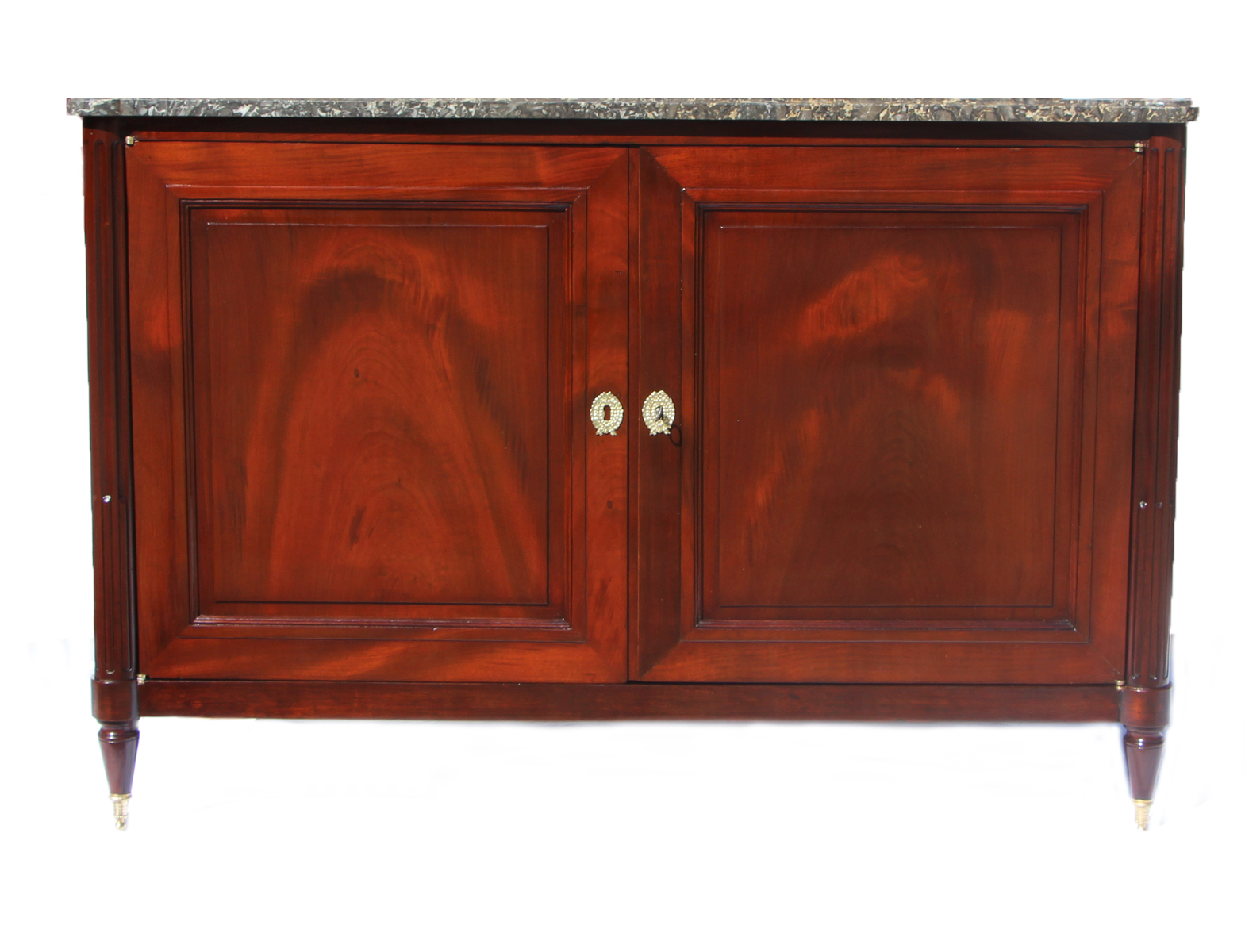 Buffet bas en acajou massif - Cliquez sur l'image pour la fermer