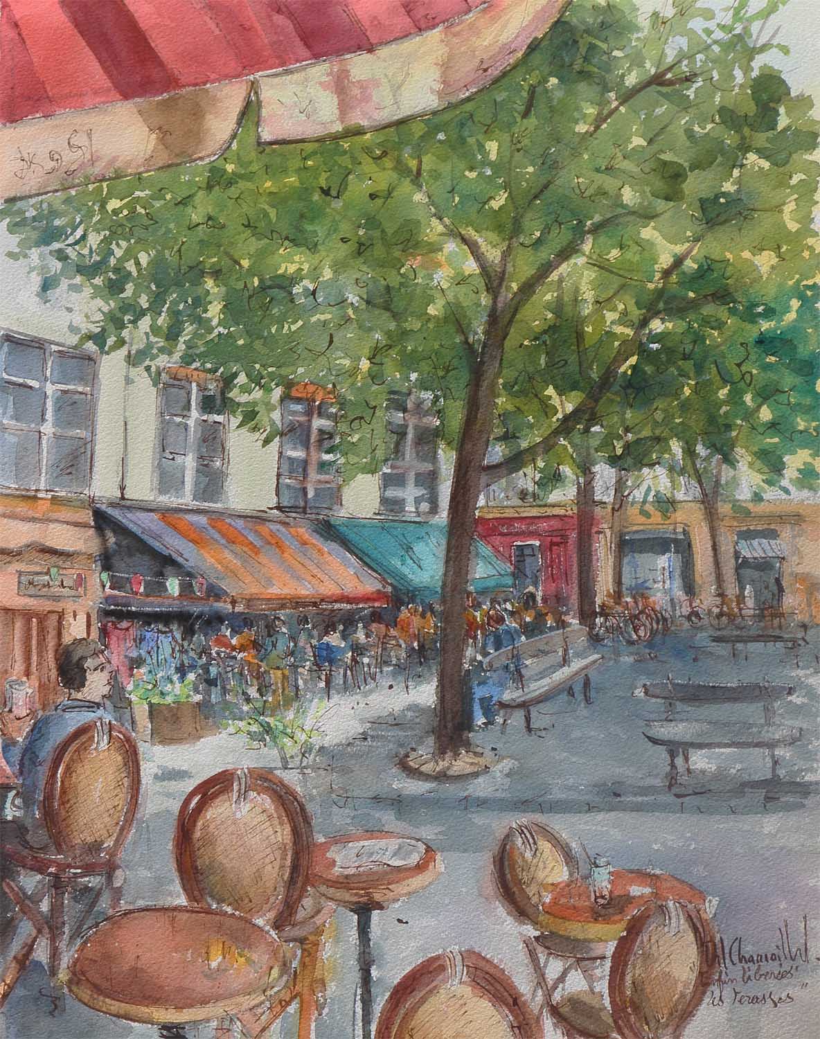 Les terrasses - Cliquez sur l'image pour la fermer