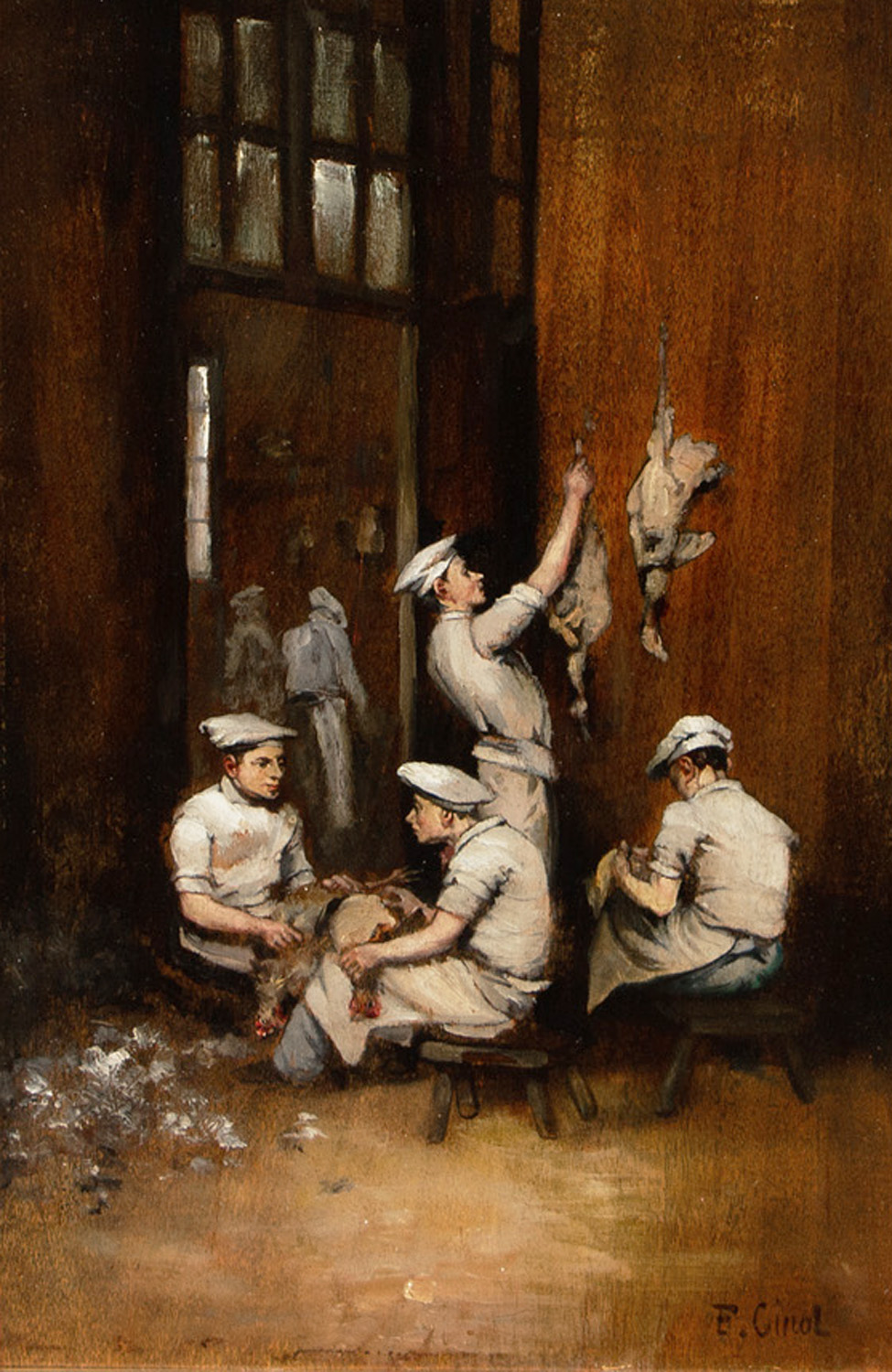 Les marmitons (circa 1880) - Cliquez sur l'image pour la fermer