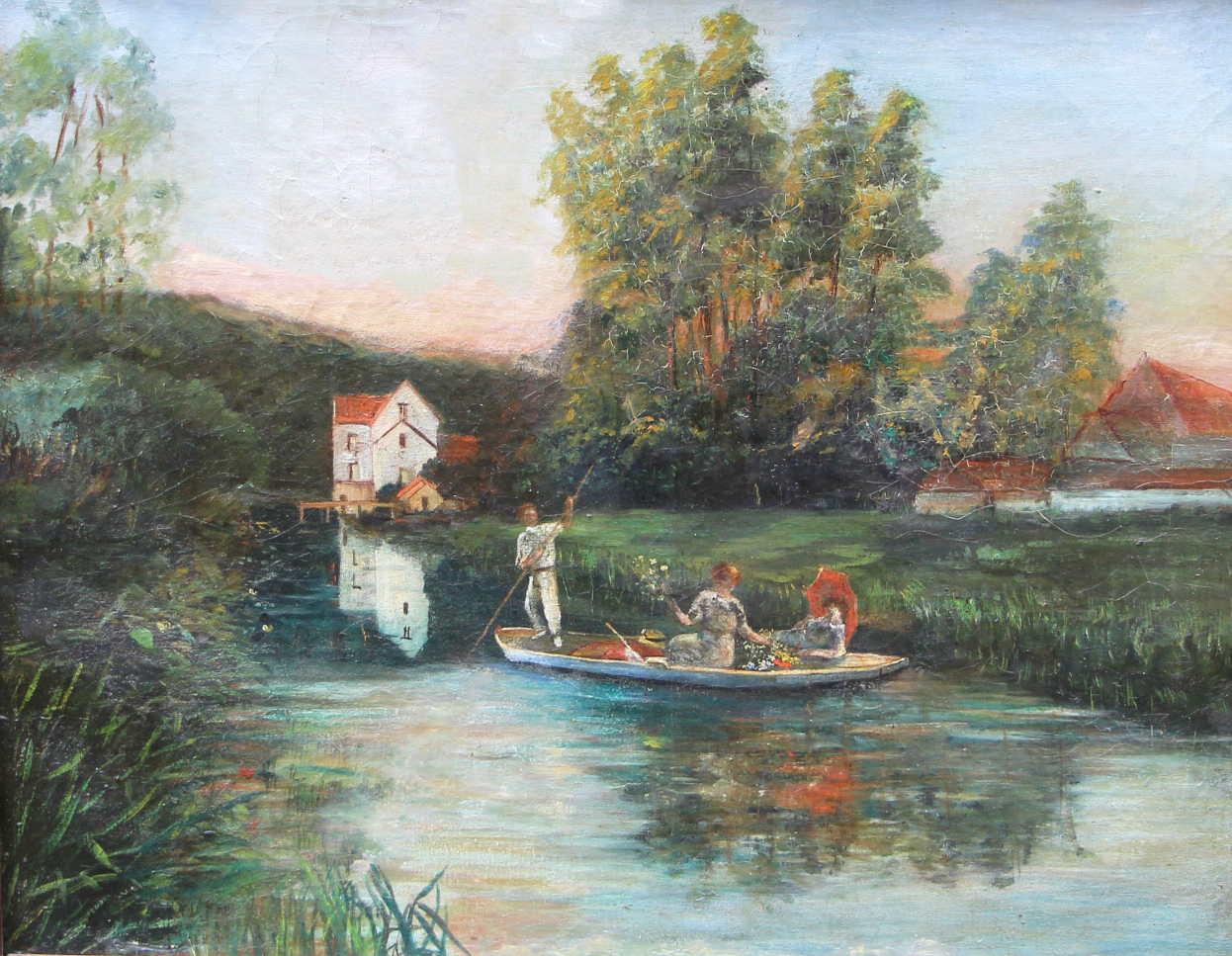Le moulin de Serbonne (circa1865 -1870) - Cliquez sur l'image pour la fermer