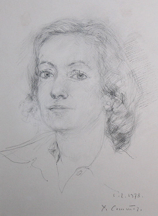 Portrait de femme, 1978 - Cliquez sur l'image pour la fermer