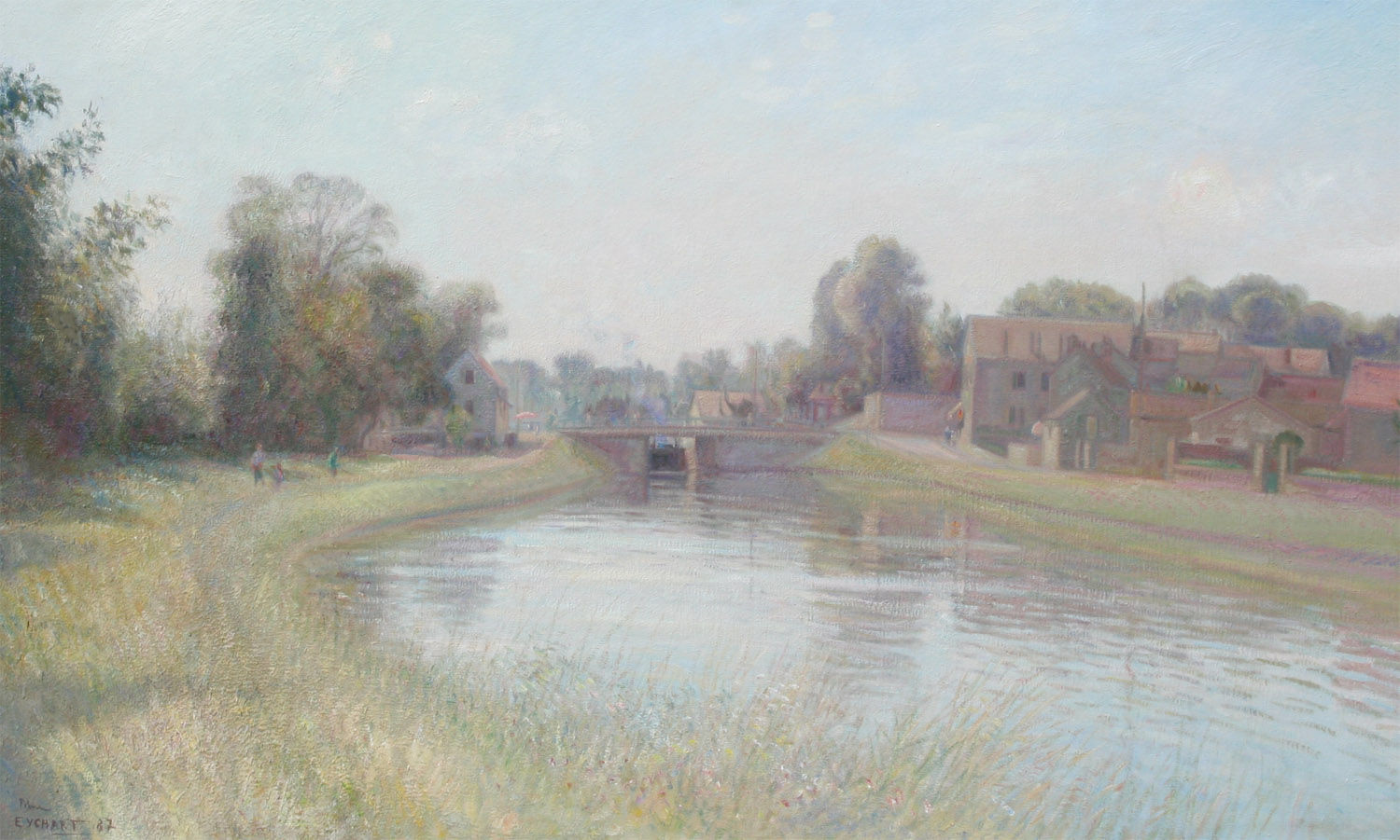 PÃ©niches Ã  Moret - Cliquez sur l'image pour la fermer