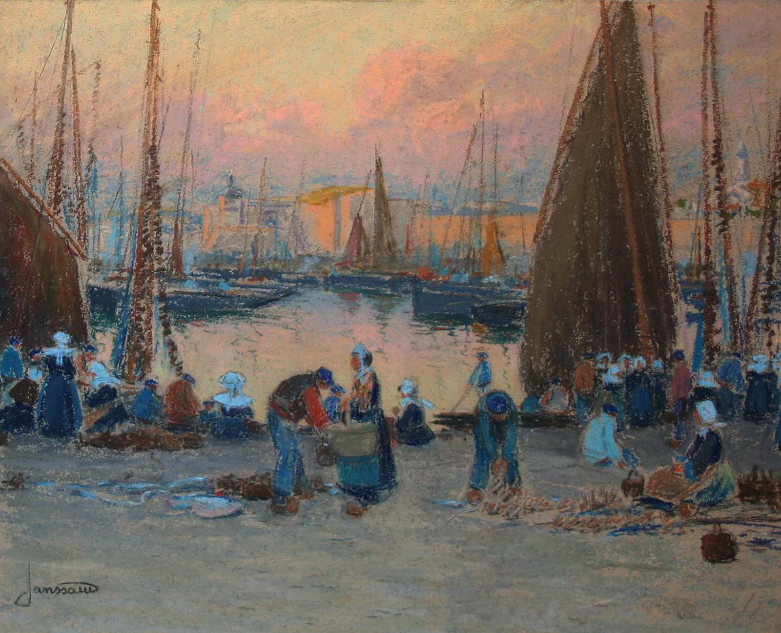 Retour de pÃªche, Concarneau - Cliquez sur l'image pour la fermer