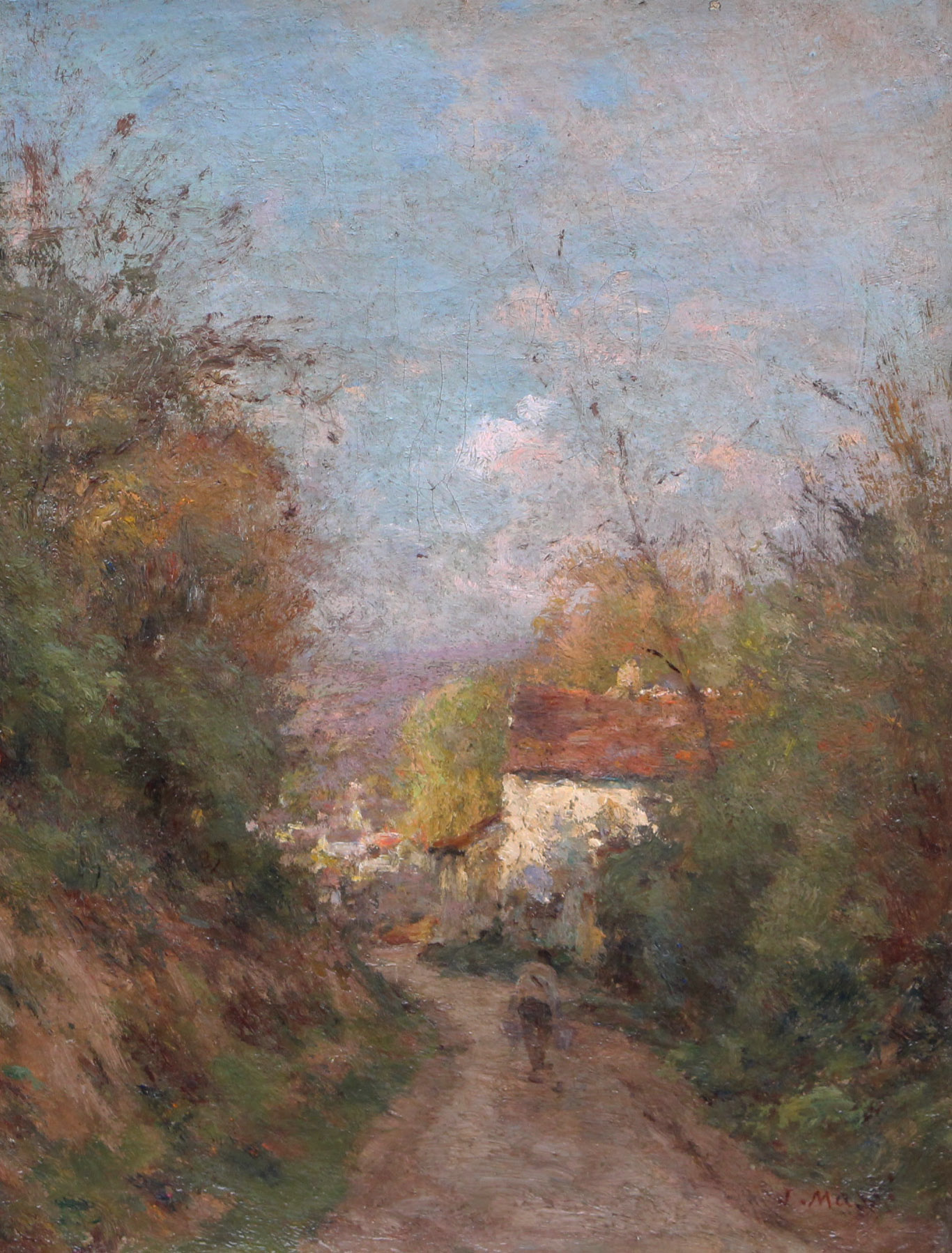 Allee Corot a Luzancy - Cliquez sur l'image pour la fermer