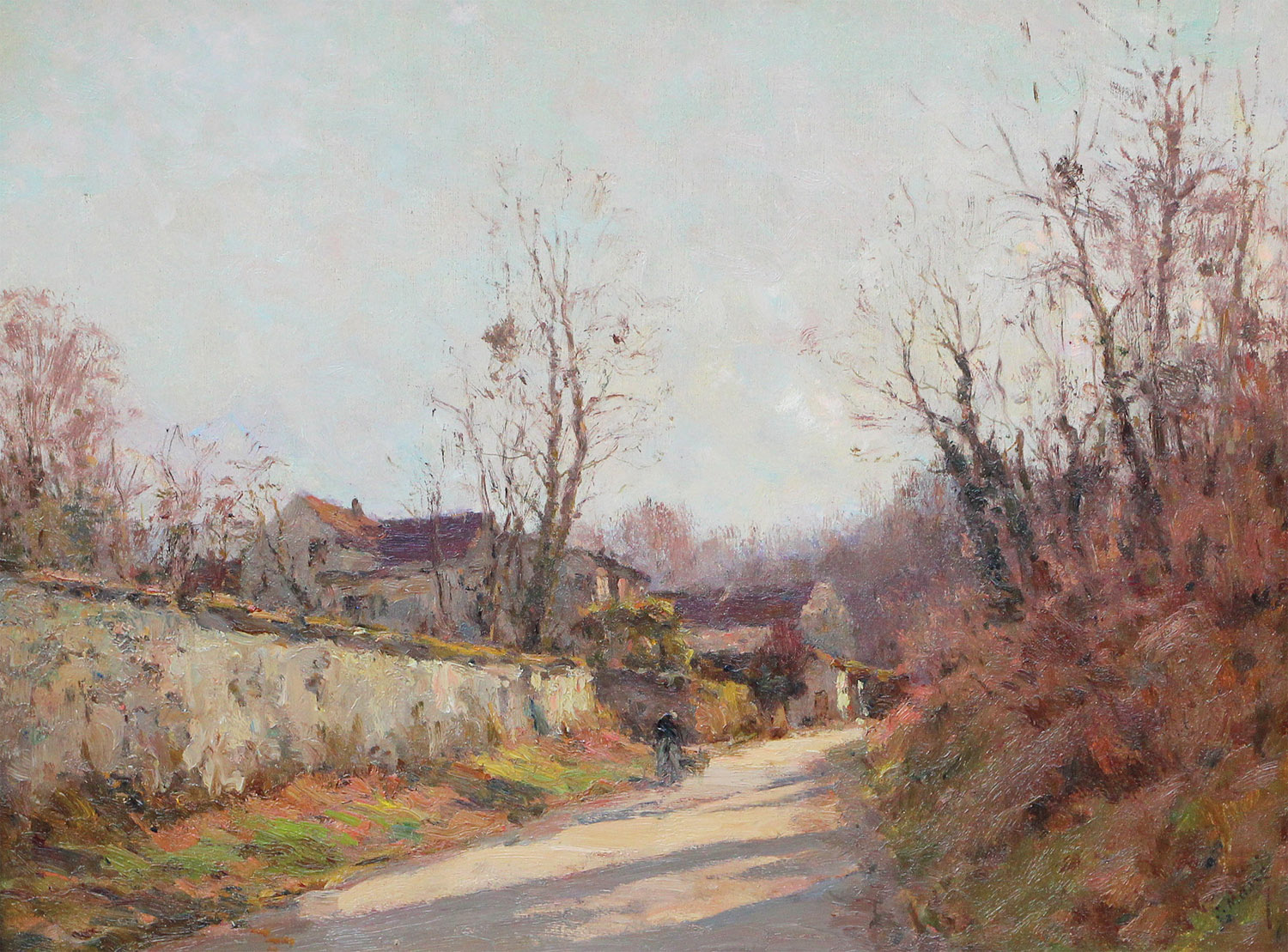Allee Corot a Luzancy, 1924 - Cliquez sur l'image pour la fermer
