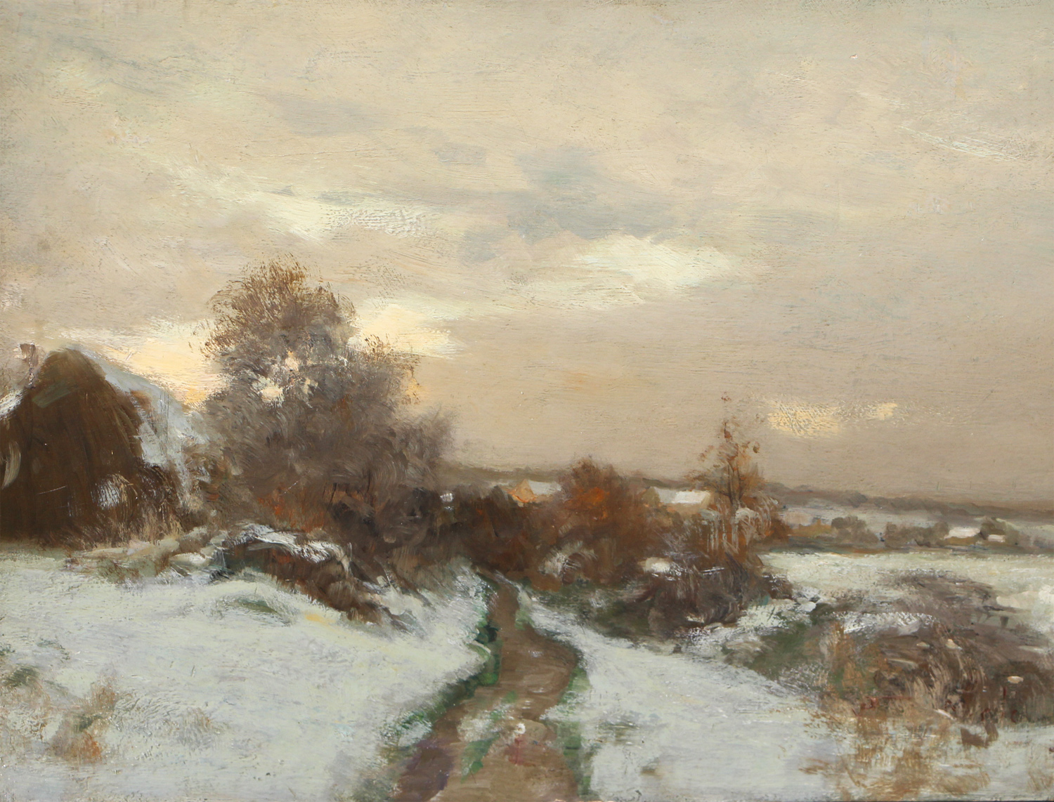 Chamigny sous la neige - Cliquez sur l'image pour la fermer