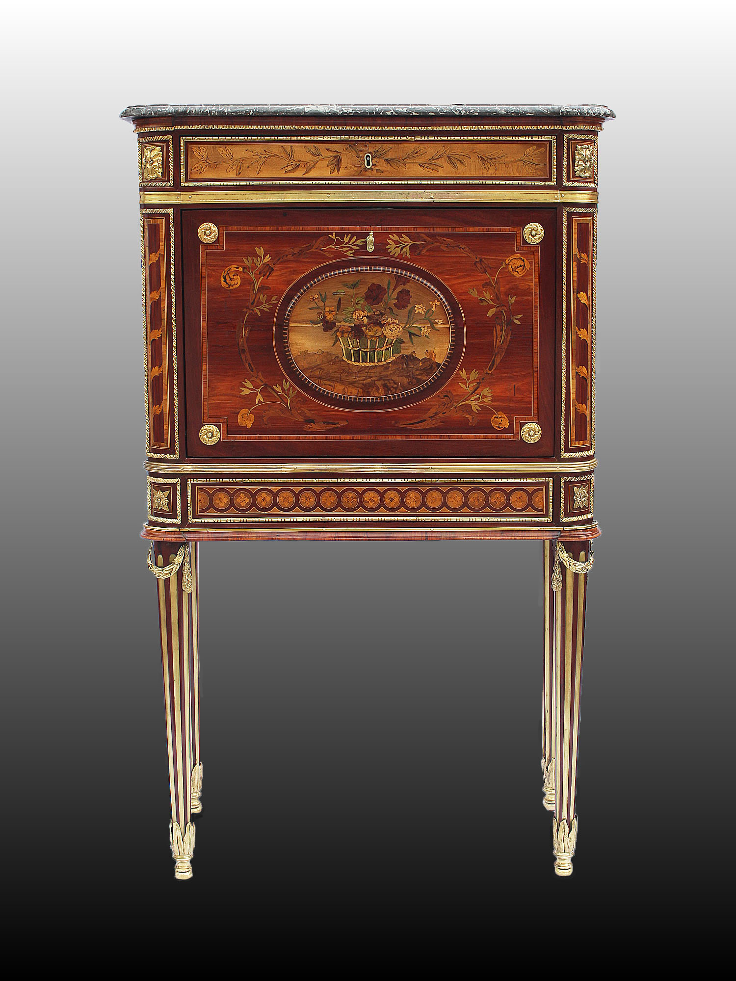 Secretaire en cabinet d Epoque Louis XVI - Cliquez sur l'image pour la fermer