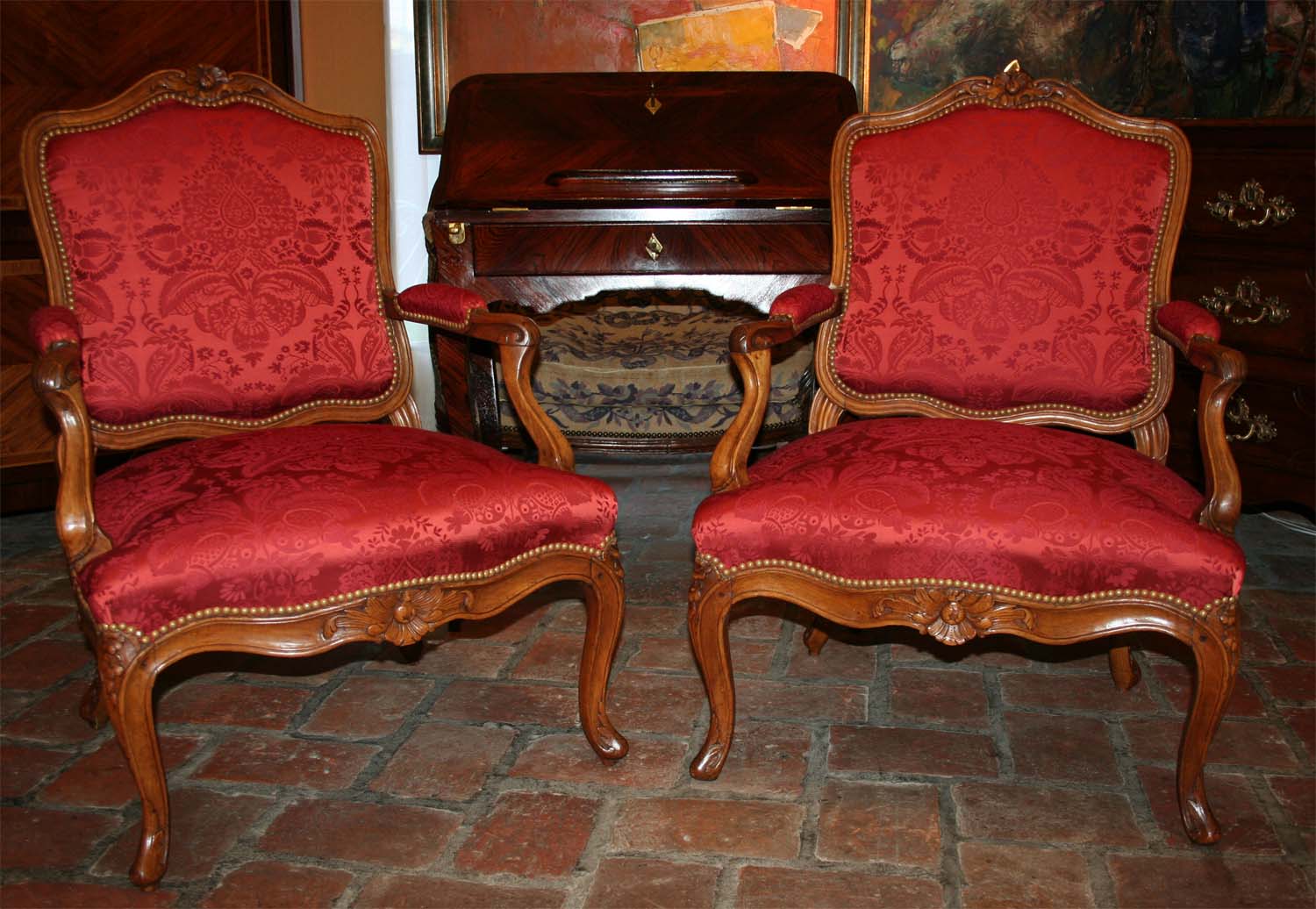 Fauteuils Louis XV - Cliquez sur l'image pour la fermer