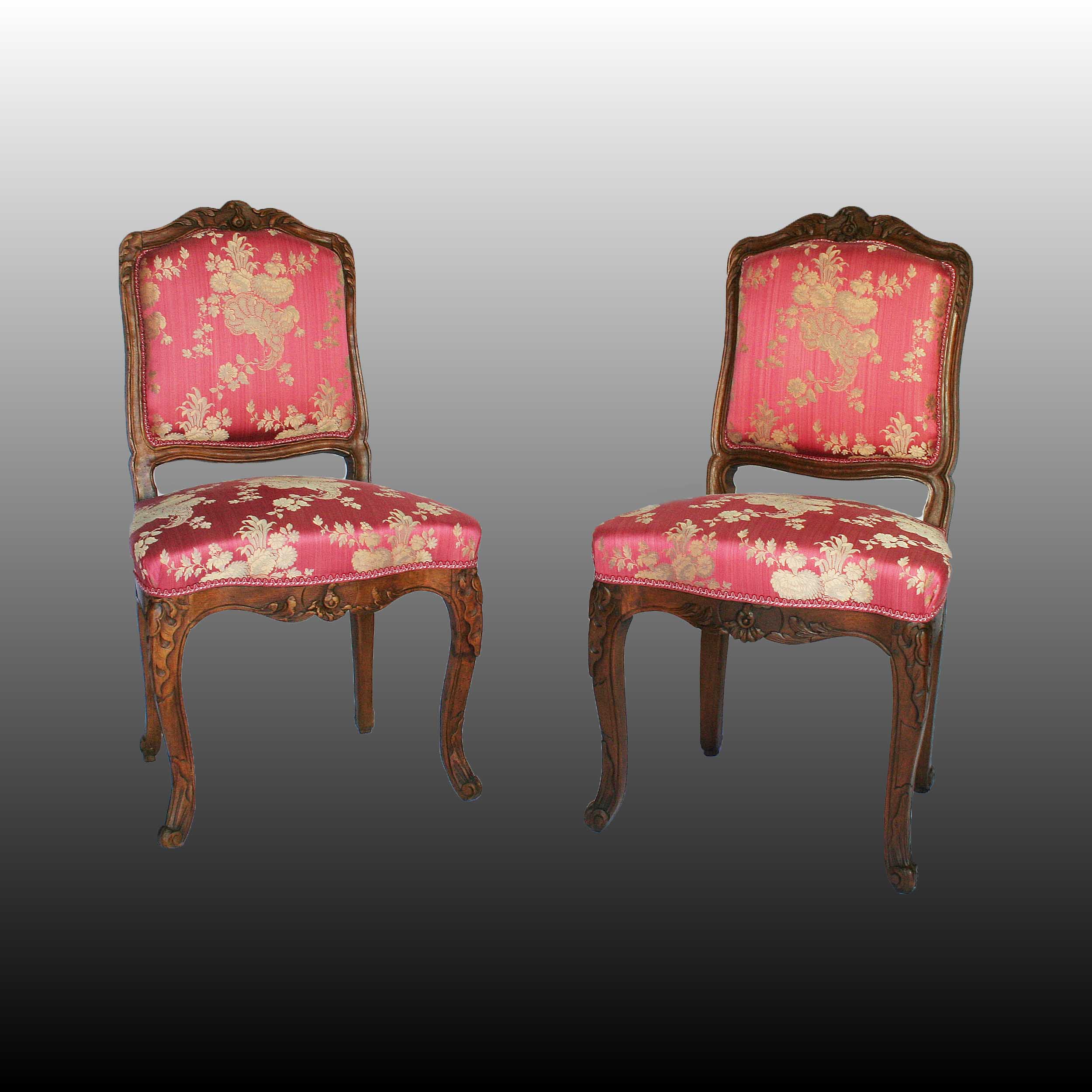 Paire de chaises Louis XV - Cliquez sur l'image pour la fermer